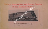 Book cover of Modern Locomotives and Electric Traction of the Southern Railway  by Locomotive Publishing Co. 